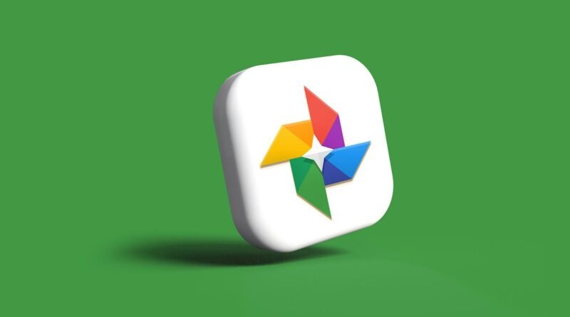 Illustration of the Google Photos logo for a guide to downloading photo backups